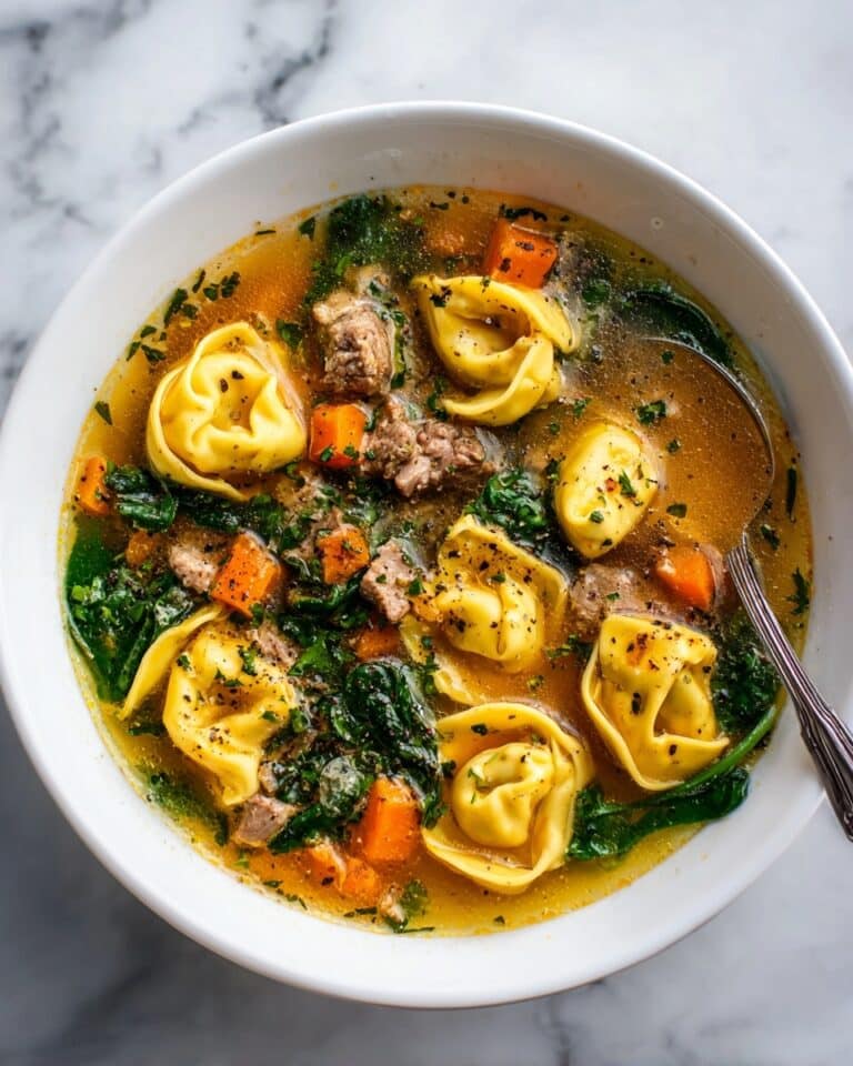 Autumn Tortellini Soup with Sausage Recipe
