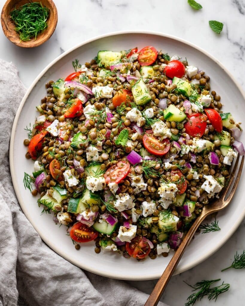 Mediterranean Lentil Salad Recipe