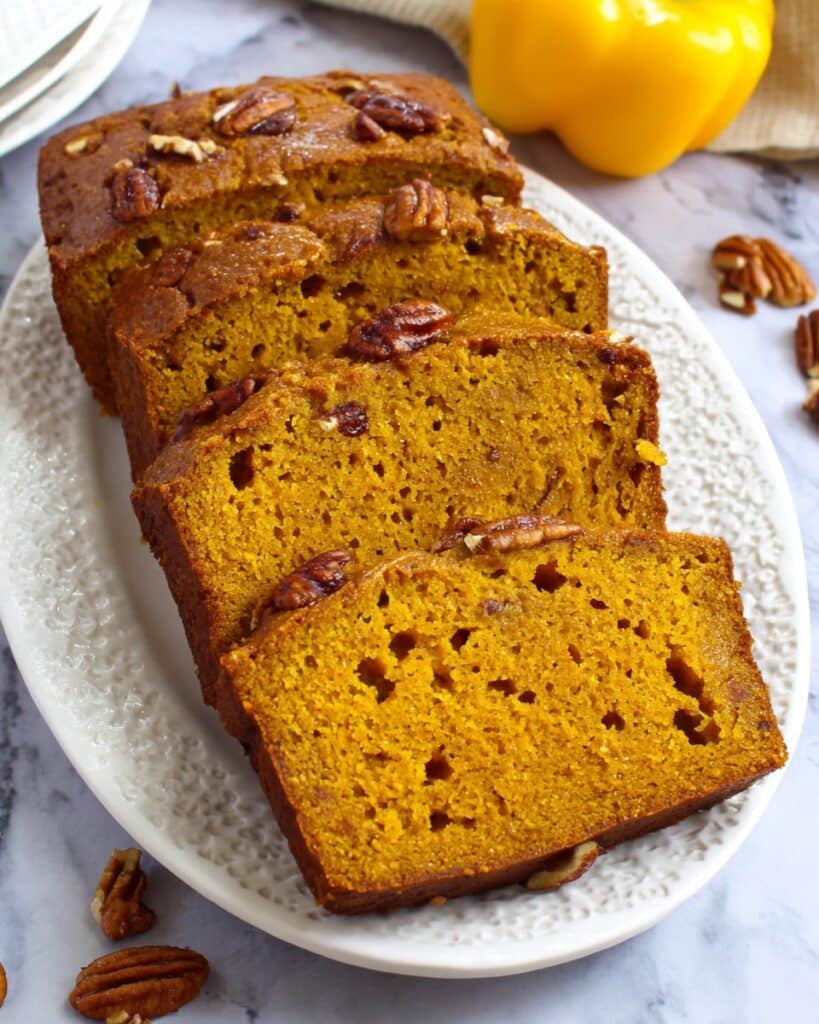 Pumpkin Bread with Brown Sugar Glaze Recipe