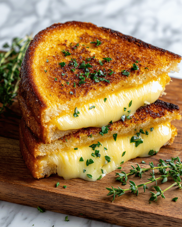 Garlic Bread Grilled Cheese Recipe