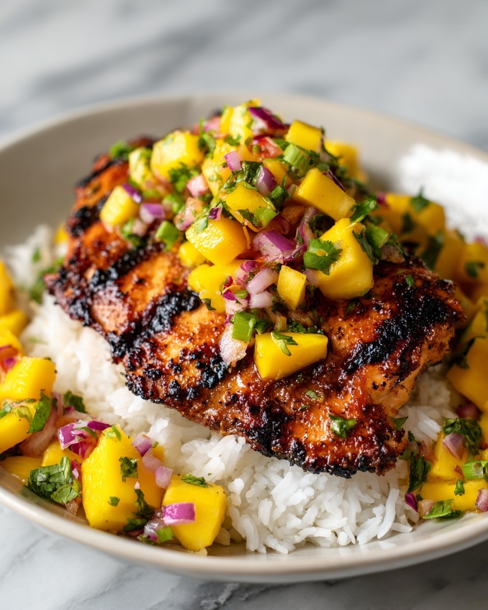 Honey Mango Jerk Chicken Recipe