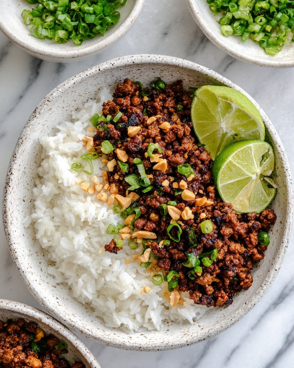 Ginger Lime Pork with Coconut Rice Recipe