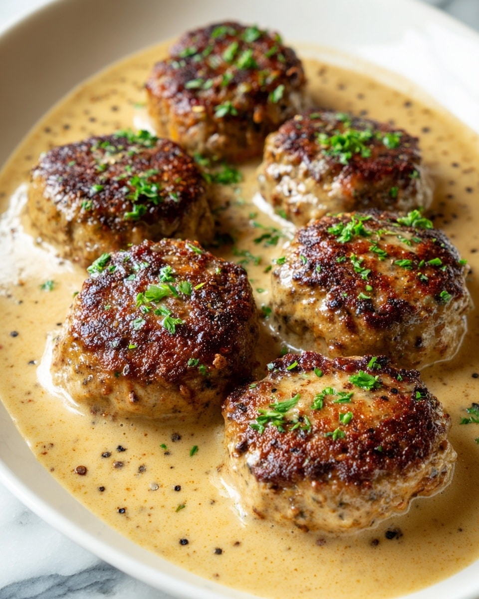 Amish Hamburger Steak Bake Recipe