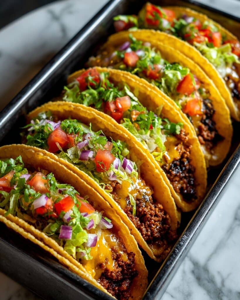 Oven-Baked Cheesy Tacos (Crispy & Loaded) You’ll Love Recipe